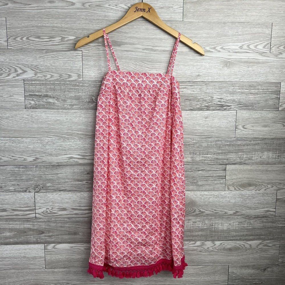 NWT Vineyard Vines Women's Tiny Leaves Swing Beach Dress size XS rhododenron - Picture 3 of 12